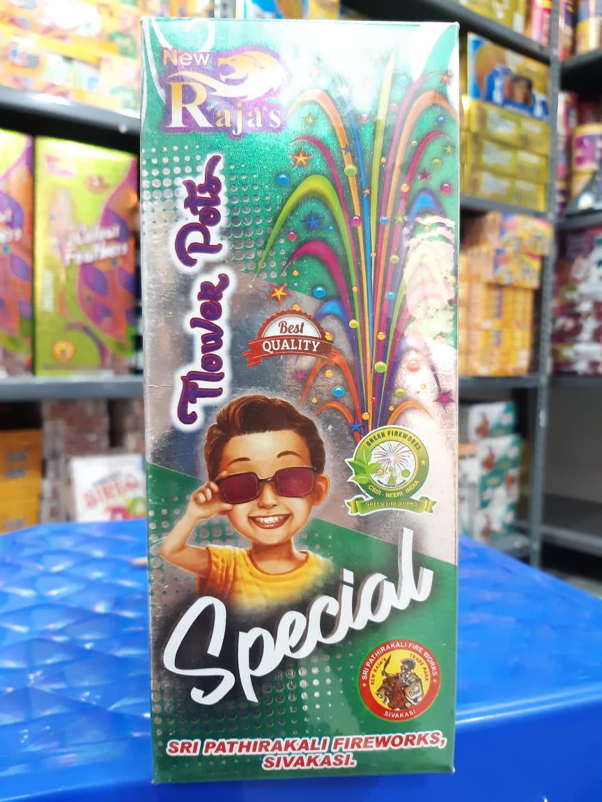 Special edition flower pot crackers